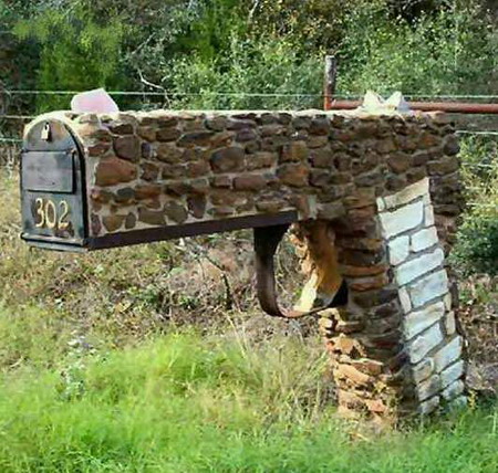 funny letter boxes. funny mailbox design