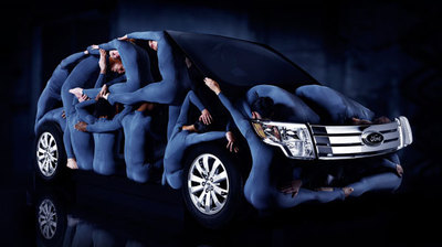 creative automobile ads design