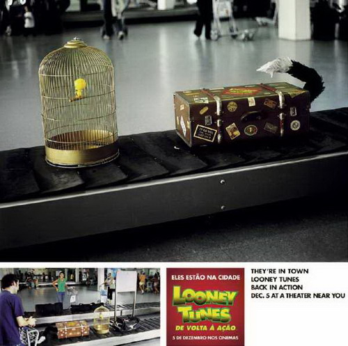 creative ads on conveyor belt